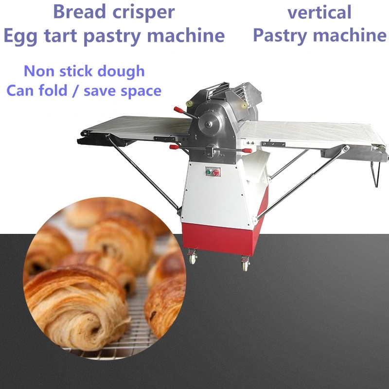 Crispy Bread Crisp Pastry Making Vertical Commercial Dough Pastry Machine Egg Tart Puff Shortcrust Pastry Machine