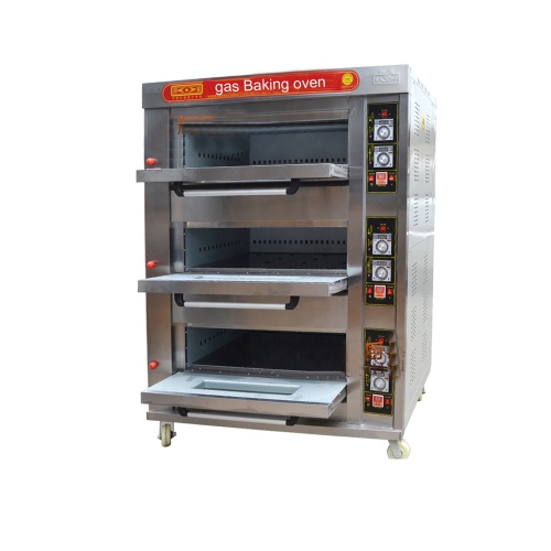 Top Quality Cheap Price 3layer 6pans Commercial Gas Oven Food Ovens Bread Bakery Oven