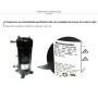R404A Refrigeration Emerson Valley Wheel Inverter Compressor Various Models of Brands Best quality 1-3 year warranty