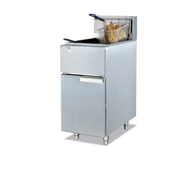 30L/Tank Stainless Steel Potato Chips Gas Oil Fryer Churros Electric Deep Open Potatoes Chip French Fryer