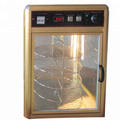 Water in Hot Sale Food Warmer Heat Pizza Display Warmer Glass Showcase