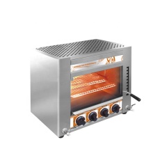 IS GS-14 High Quality Efficiency 4 Head Gas Infrared Kitchen Саламандра