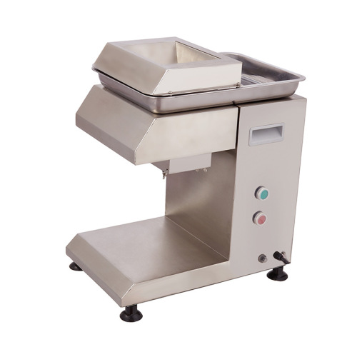 Electric Commercial Meat Cutter Machine Automatic Meat Slicer Shredder Mincing Machine Stainless Steel Table Meat Bowl Cutter