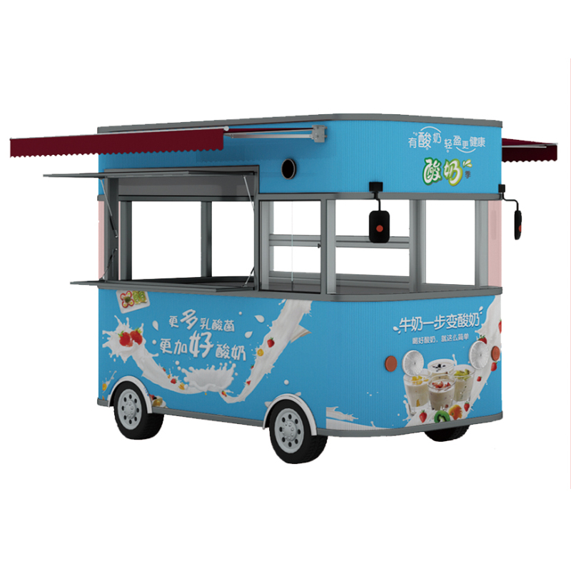 2019 Self Driven Food Trailer Snack Truck Machine Food Truck Trailer Mobile Food Trucks Ice Cream Coffee Mobile Kitchen Trailers