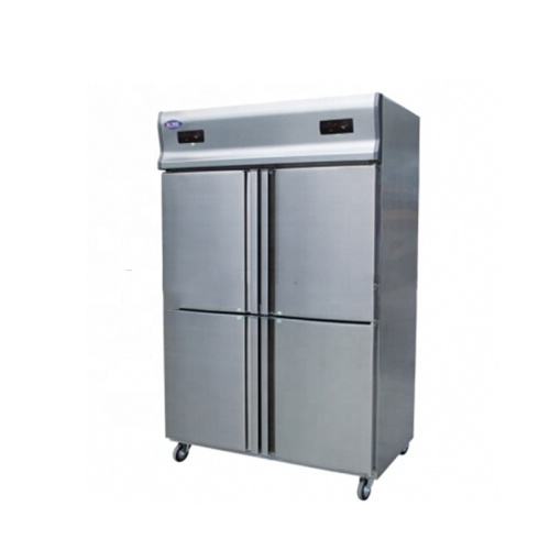 0 to -15 C 4 Door Single-Temperature Freezers Brass Compressor Kitchen Refrigerator