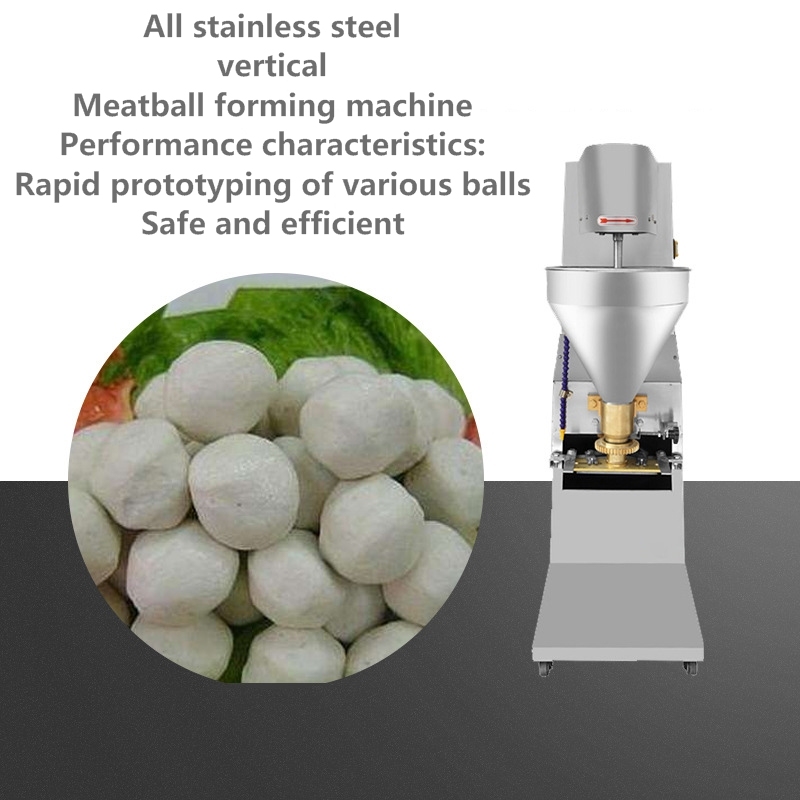 28mm Automatic Stainless Steel Meatball Machine Beef Fish Pork Ball Meatball Maker Forming Machine