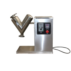 Эффективная смесительная машина из нержавеющей стали для высококачественного эксперимента V-Mixer Маленькая машина для смешивания сухого порошка Цилиндрический смеситель Mac