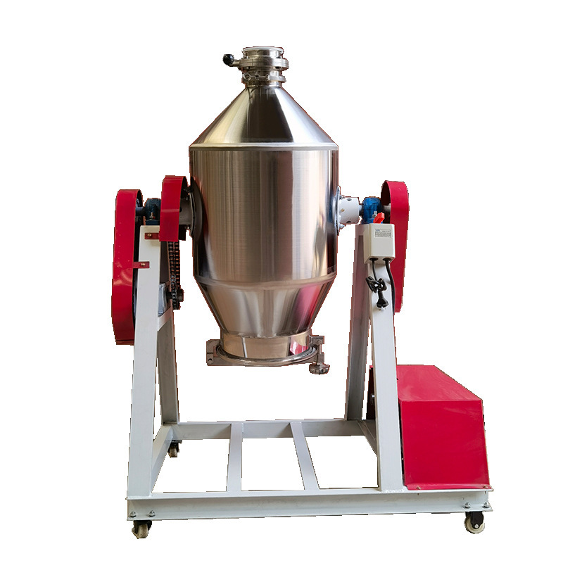 200L Stainless Steel Powder Drum Mixer Mixing Equipment Food Seasoning Mixer Chemical Powder Particle Plastic Particle Mixer