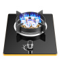 Natural gas liquefied petroleum gas New Single Stove Toughened Glass 9 Fire Holes Household Gas Cooker Stove Kitchen