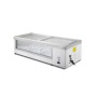 Horizontal Single-Temperature Freezers For Fish Refrigerated Display Cabinets Full Sliding Glass Freezer