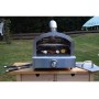 Stainless Steel Hot Selling Small Camp Baking Oven Metal LPG  gas Fire Pizza Oven