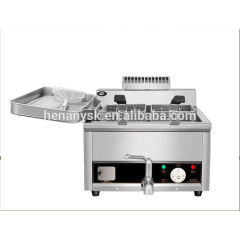 IS-ACH-17LE CE 17L Электрическая фритюрница из нержавеющей стали, жареный картофель, курица, фритюрница, машина для картофеля фри