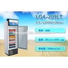 Industrial 1glass Door Upright Display Freezer of Higih Quality