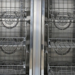 2020 Коммерческий обогревательный шкаф для дезинфекции Кухонная ультрафиолетовая посуда Стерилизация бытовой посуды с 2 тележками
