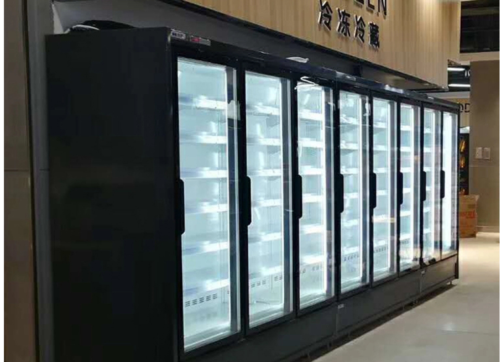 Supermarket refrigerator export to Israel, hot selling all over world