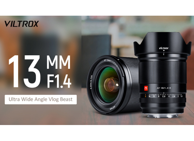 new Viltrox AF 13mm f/1.4 STM lens for Sony E and Nikon Z mounts