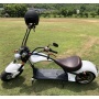 Городской электрический мотоцикл 2000 Вт, электрический самокат для взрослых с 14-дюймовой передней шиной и 12-дюймовой задней шиной citycoco 60V-20AH