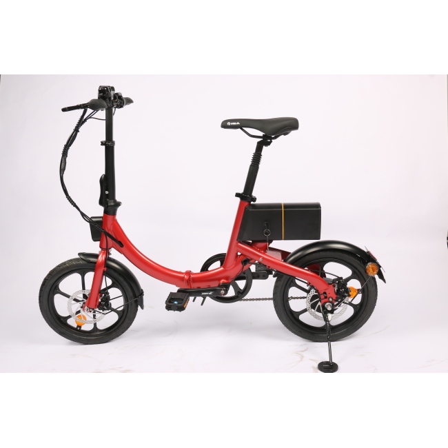 Mini Folding Electric Bike 250W with 36V 10.4AH Portable Lithium Battery Commuter Bicycle and 16 inch Eu Stock