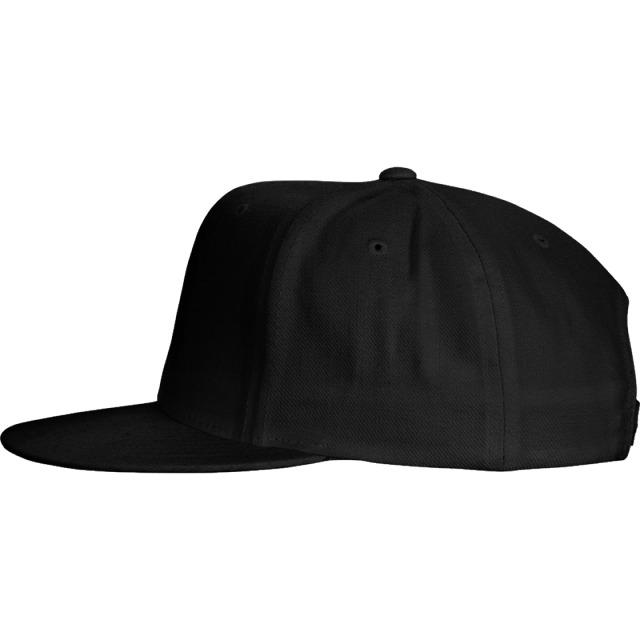 6-panel Cotton Snap Back Flat Bill Custom Hats-Embroidery