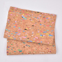100% Natural Cork Fabric Leather Printed Eco-friendly for shoes for bag