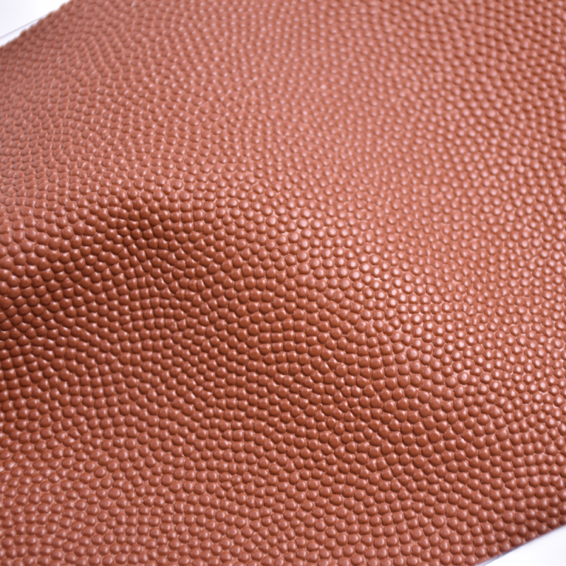 Waterproof Speckled Raised Hand Embossed Print Pvc Pu Synthetic Leather For Making Football/Soccer/Ball/Tennis