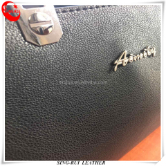 Clásico Lichee Pattern PU Leather Hacer bolsos de marca