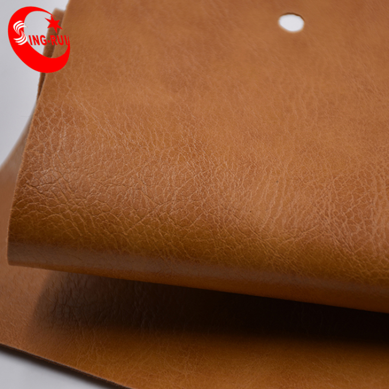 chinese hot selling pvc artificial synthetic oil leather Oily Leather With Crazy Horse Effect Embossed Leather usage for shoes