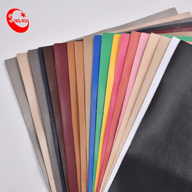 Nonwoven synthetic microfiber leather for shoes