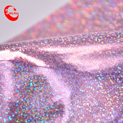 Блестящая пунктирная радужная пленка из ТПУ из искусственной кожи для детской обуви