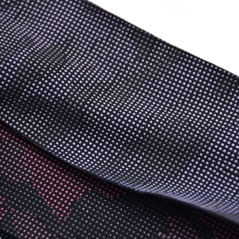 Custom particle small leather pattern PU artificial leather for bags, handbags, shoes, belts