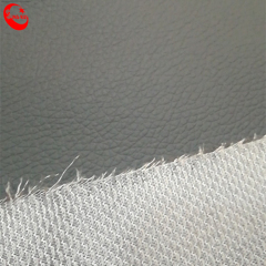 0.55MM Thickness PVC Leather with Fish Net backing  Car Seat leather