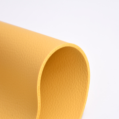 Patrón de Lychi personalizado Impermeable resistente al desgaste resistente a los arañazos Cuero de PVC de doble cara para mantel individual