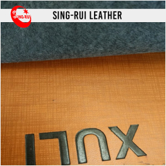 Hot Stamping  Leather Pu Synthetic Fabric for Notebook Cover And Jeans Label