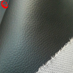 Cuero de PVC de 0.55MM de espesor con respaldo de red de pescado Cuero de asiento de automóvil