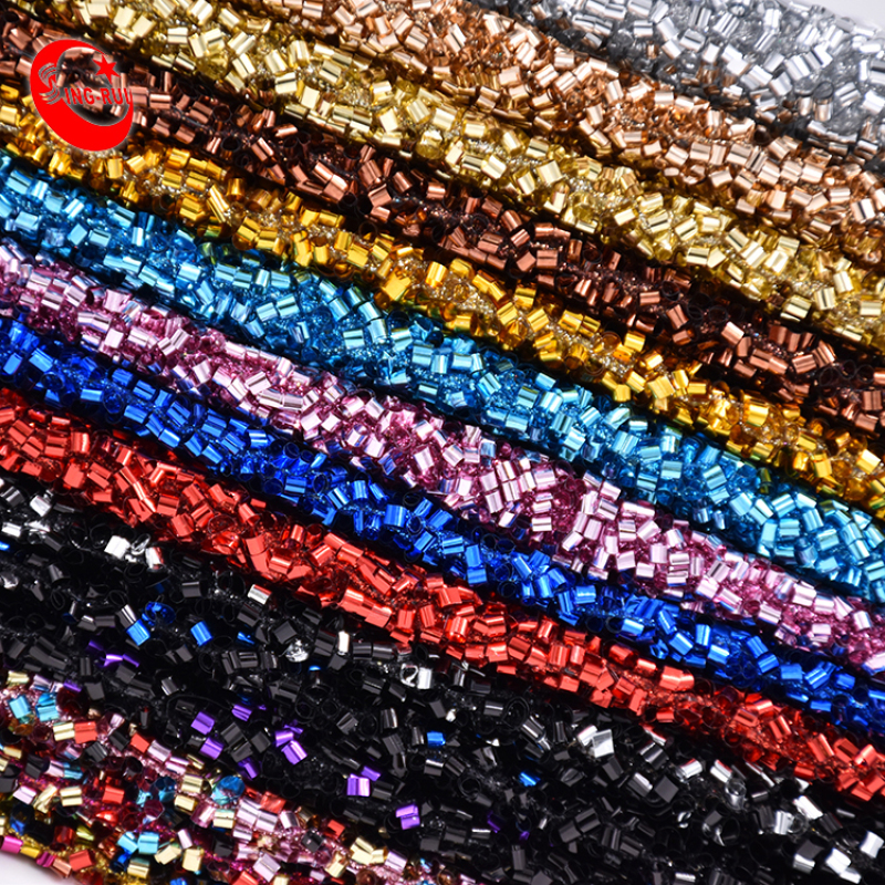 Waterproof Particle Surface Shiny Glitter Fabric Pu Leather