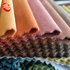 China Supplier 270GSM 100% Polyester Velvet Fabric Upholstery For Sofa