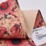 Portugal Eco-Friendly Portugal Textile Pu  Flower Martindale Abrasion 5000 Times Natural Printed Cork Fabric