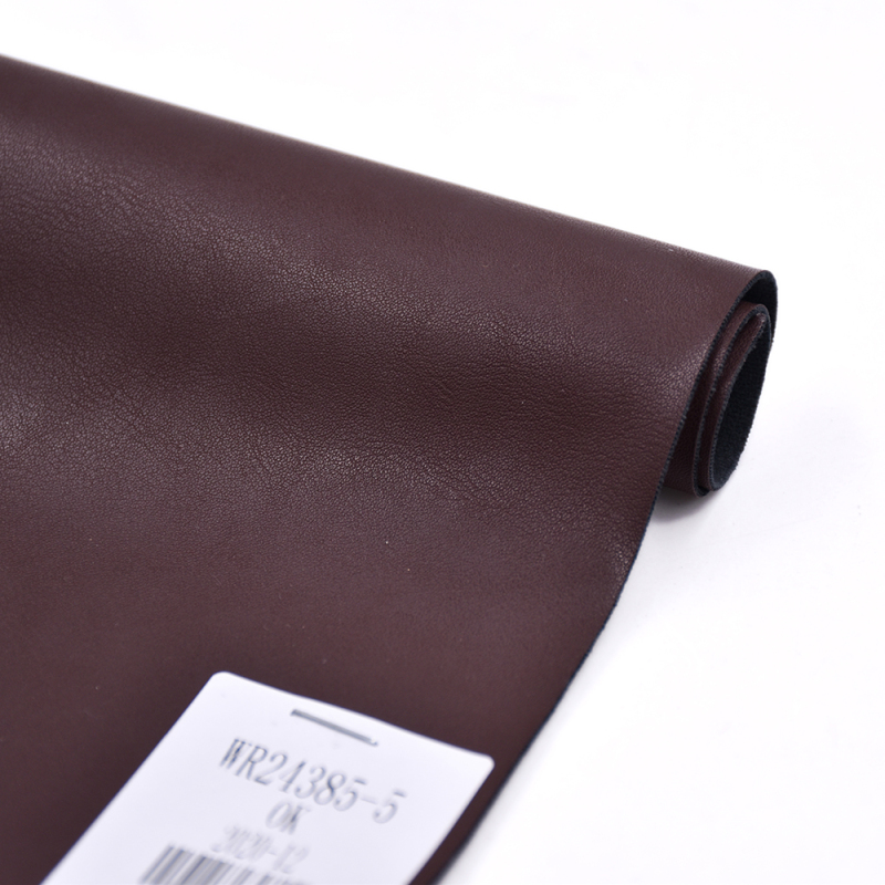 Top Quality Pu Fabric Polyester Eco Leather Soft Colorful Textured Faux Leather Scratch-Resistant Leather For Shoes