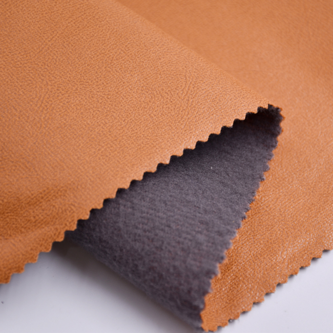 Furniture Textile Technology Soft Skin Lamintate Holland Velvet Satin Embossed Base Bronzed Sofa Fabric