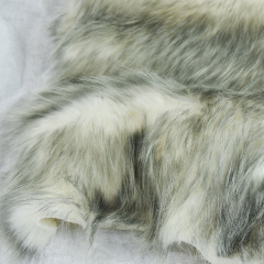 Comercio al por mayor 100% poliéster felpa conejo tela de piel sintética textil para el hogar