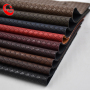 NEW Synthetic Pu  Leather Embossed Faux Linen Woven Pattern Imitation Leather