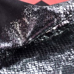 Поставщик ткани водостойкий хлопок змеиная кожа тиснение узор диван ткань вязаная для сумки украшения обуви