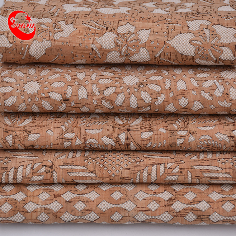 1.3mm Canvas Backing Eco-Friendly Cork Fabric
