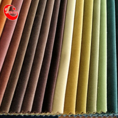 Китай Поставщик 270GSM 100% полиэфирная бархатная ткань для дивана