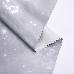 SK229046 material suave al tacto adecuado para prendas de vestir de cuero de 0.2 MM de espesor con respaldo Pongee hecho en la fábrica de China