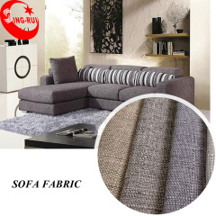 Tela de tapicería de sofá con aspecto de lino de imitación de bambú ecológico colorido de alta calidad