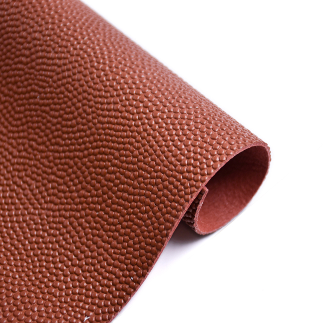 Waterproof Speckled Raised Hand Embossed Print Pvc Pu Synthetic Leather For Making Football/Soccer/Ball/Tennis