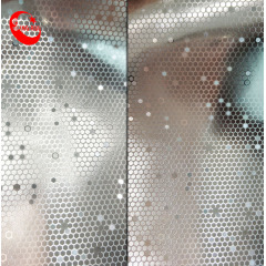 Cuero superior sintético TPU Espejo plateado metalizado sin arrugas