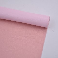 Bolso de cuero sintético de pu con estampado de litchi rosa para mujer
