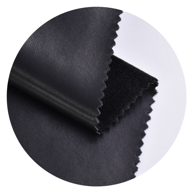 Autumn and winter  Top Quality bottom velvet four-way elastic fabric warm elastic hydrolysis-resistant  Leather For Making boots